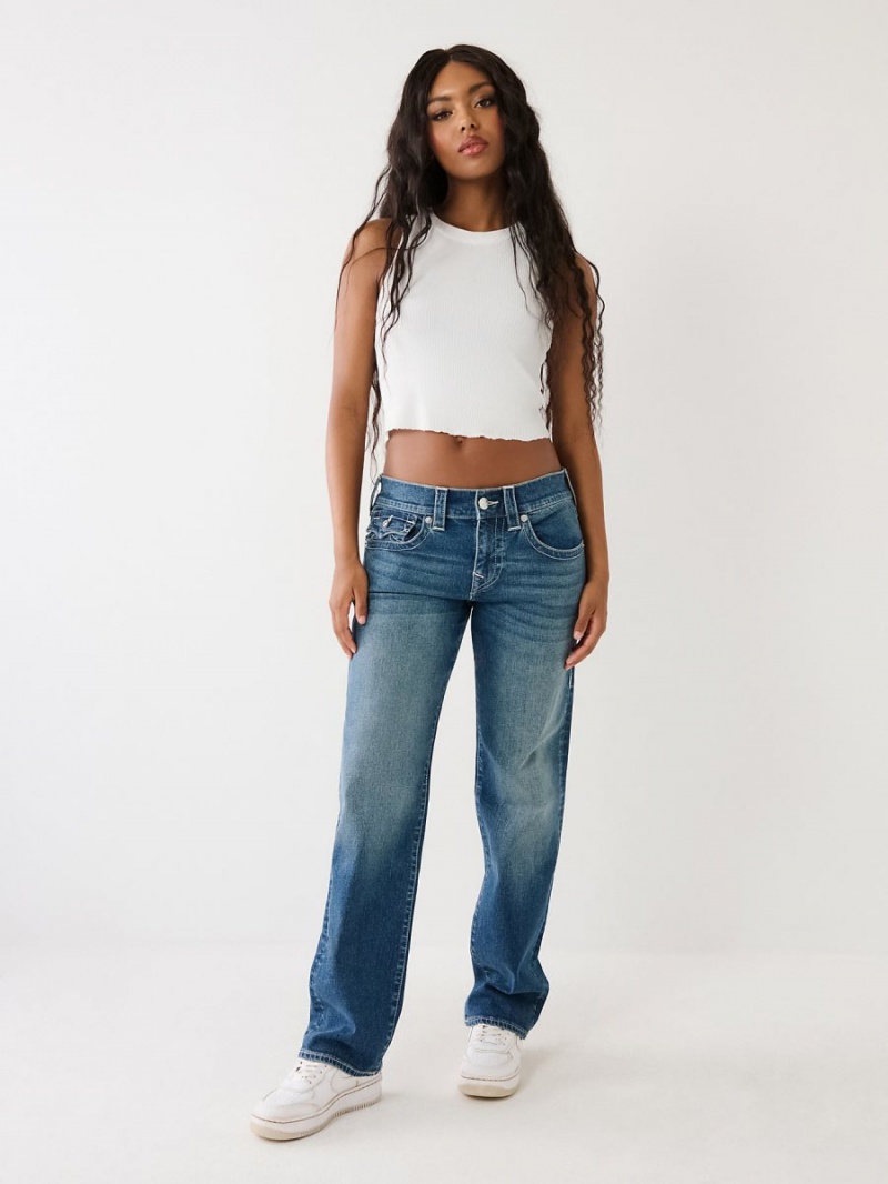 Relaxed Jeans True Religion Ricki Azules Oscuro | 17FUGSIYP