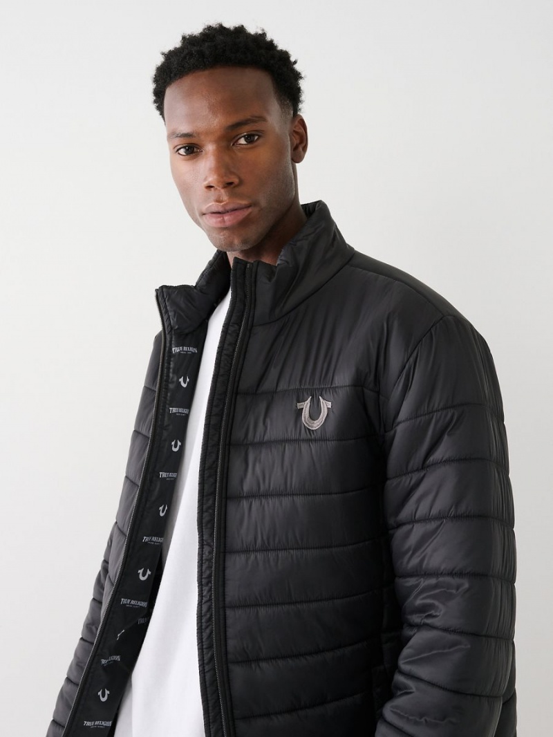 Ropa De Abrigo True Religion Puffer Negras | 80GAVNDJP