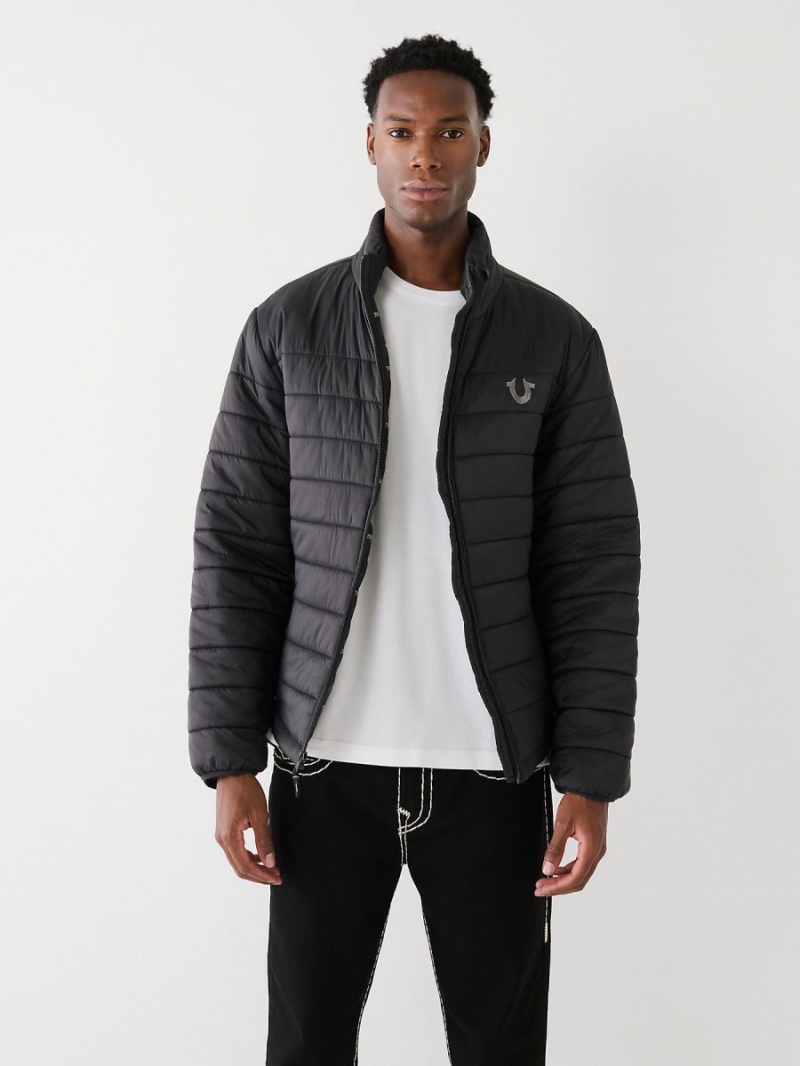 Ropa De Abrigo True Religion Puffer Negras | 80GAVNDJP