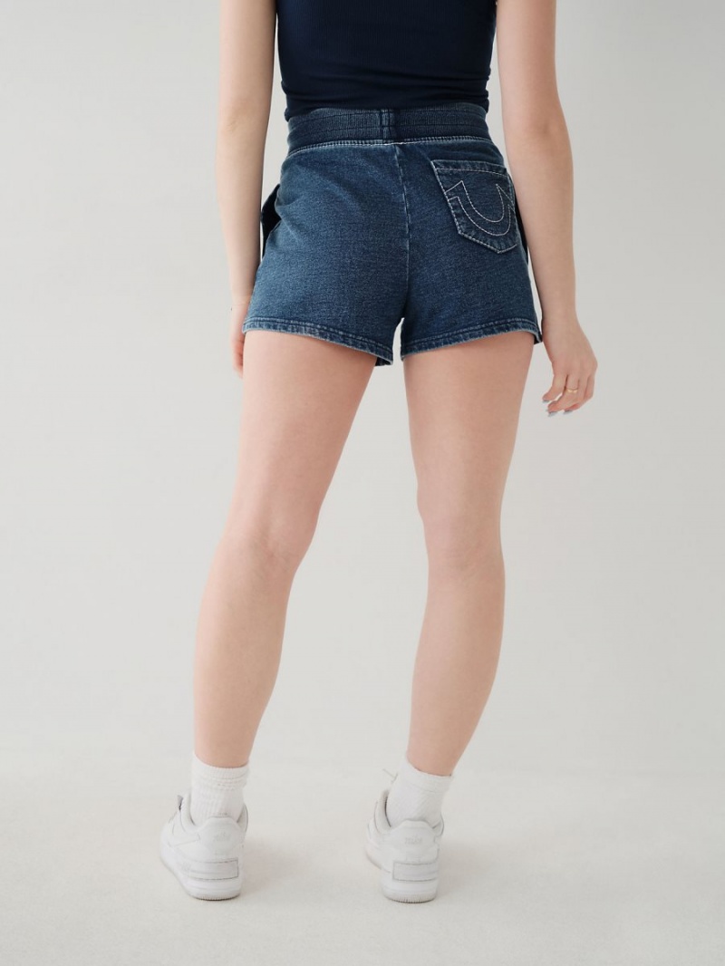 Short True Religion Indigo Big T Indigo | 70UKJZEVL