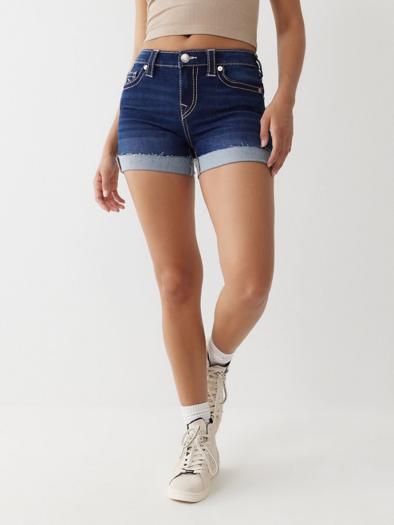 Short True Religion Jayde Big T Azules Oscuro | 56YNFSTRJ