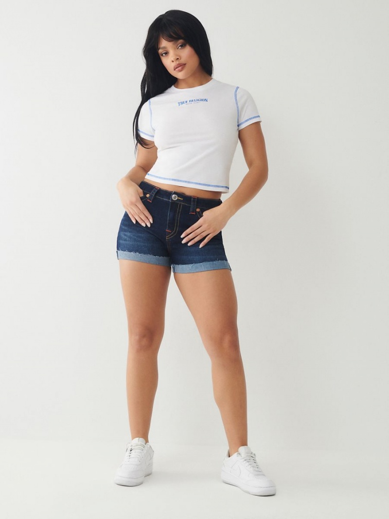 Short True Religion Jennie Curvy Sierra Moon | 12MFEJOQS