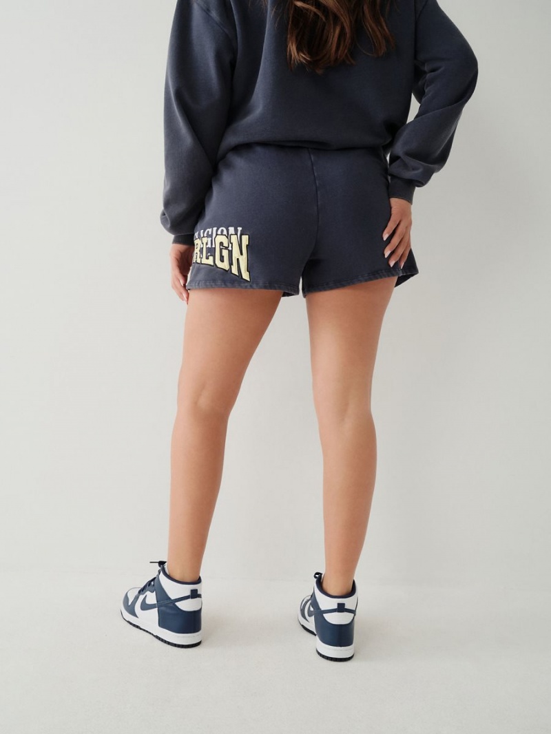 Short True Religion Relaxed Sweat Navy/Sapphire | 46JXCSKLZ