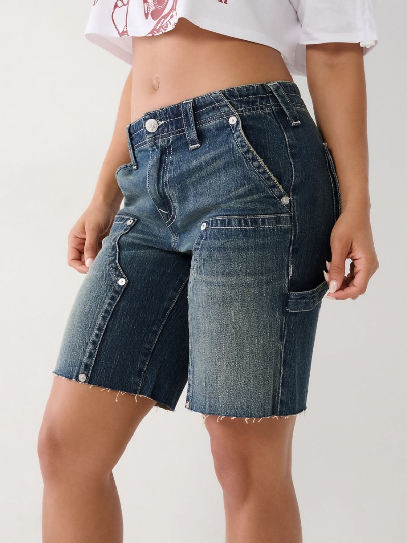 Short True Religion Ricki Utility Azules Oscuro | 51BJUTVRS