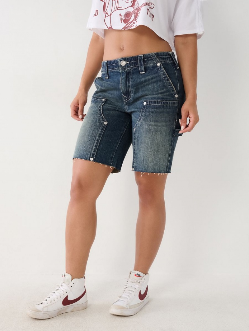 Short True Religion Ricki Utility Azules Oscuro | 51BJUTVRS