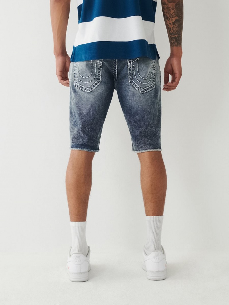 Short True Religion Ricky Super T Stitch Directo Azules | 32ROAQLSY