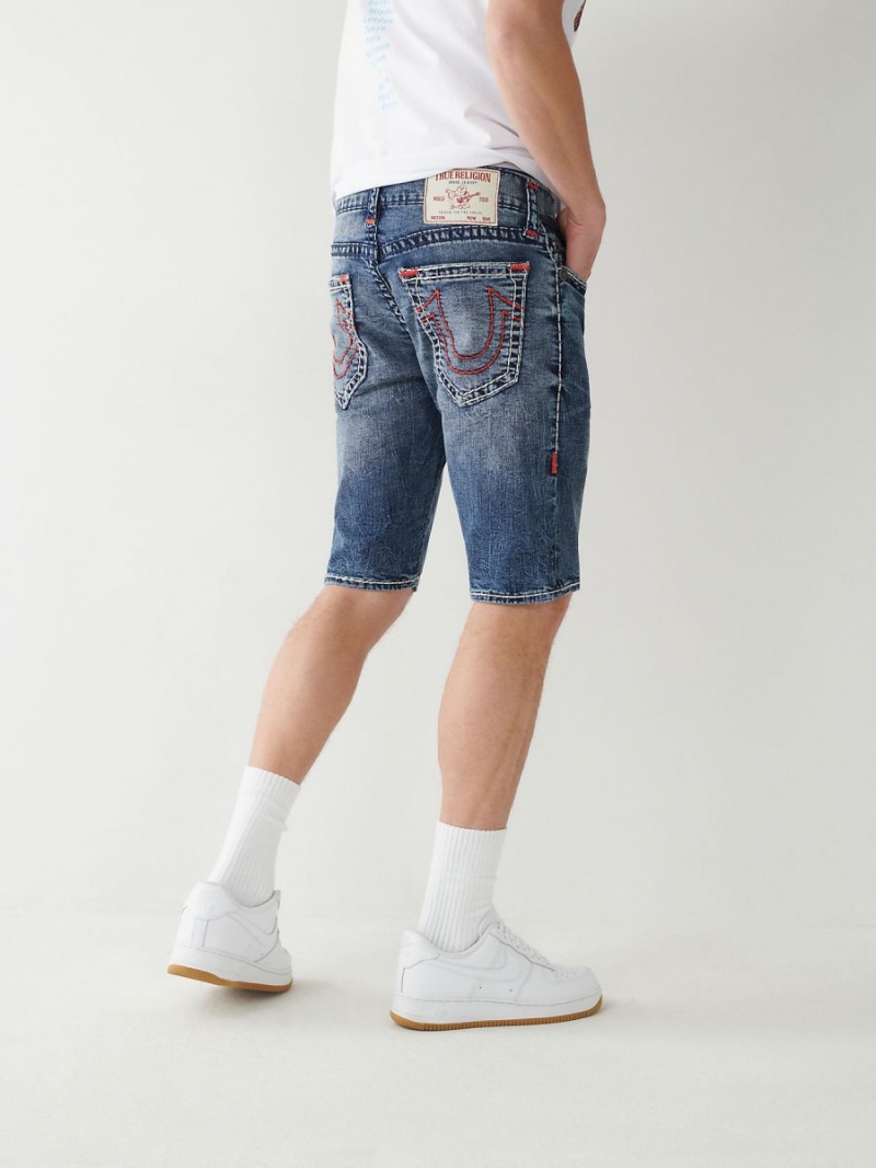 Short True Religion Ricky Super T Stitch Directo ICVD | 79ECUZBYT