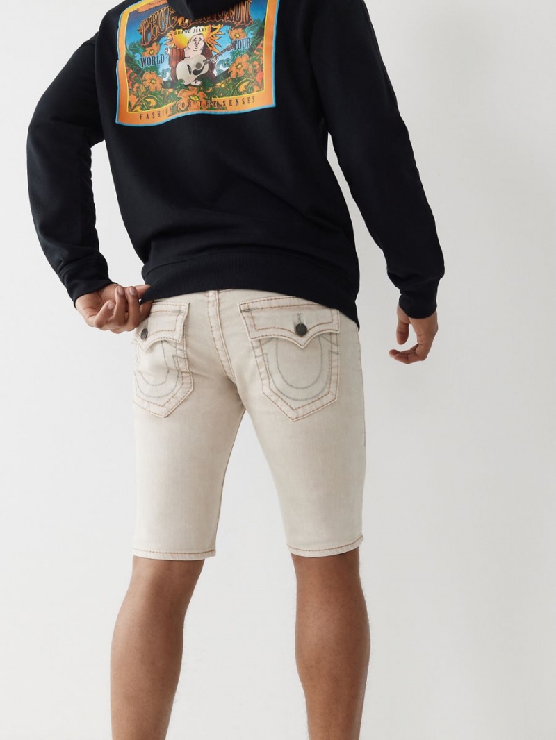 Short True Religion Rocco Big T Stitch Flaco Birch | 60BGVEWZN