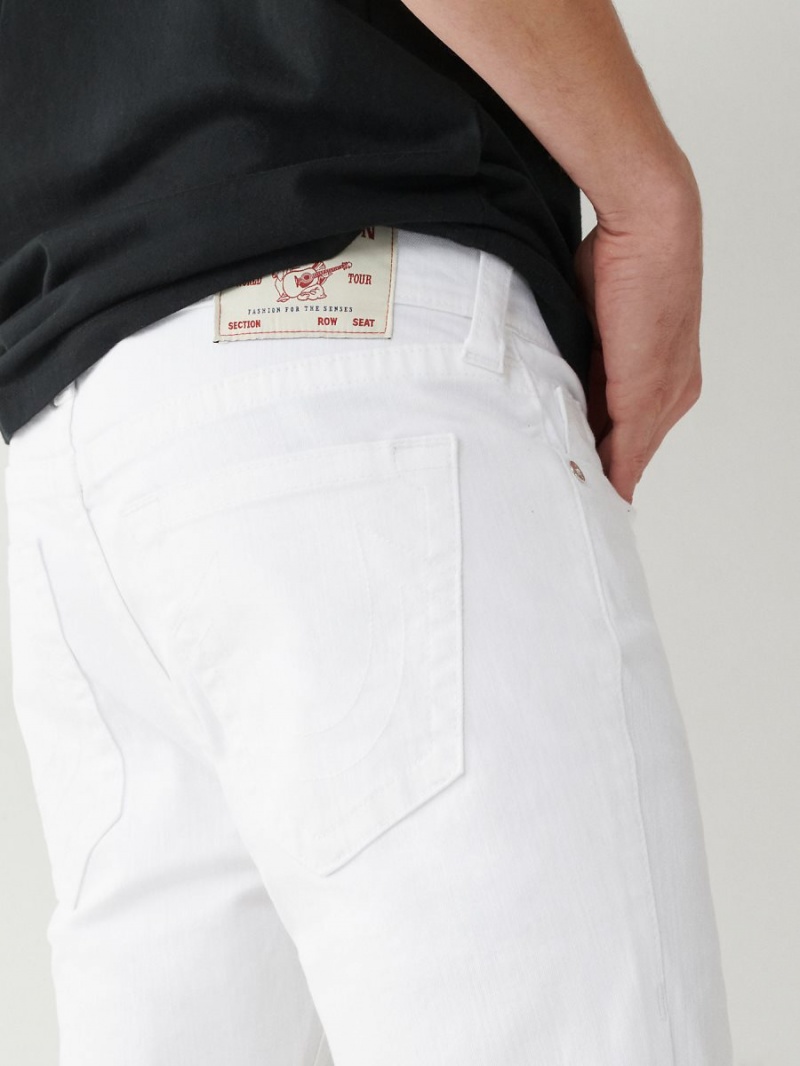 Short True Religion Rocco Flaco Blancas | 53TPQYKHX