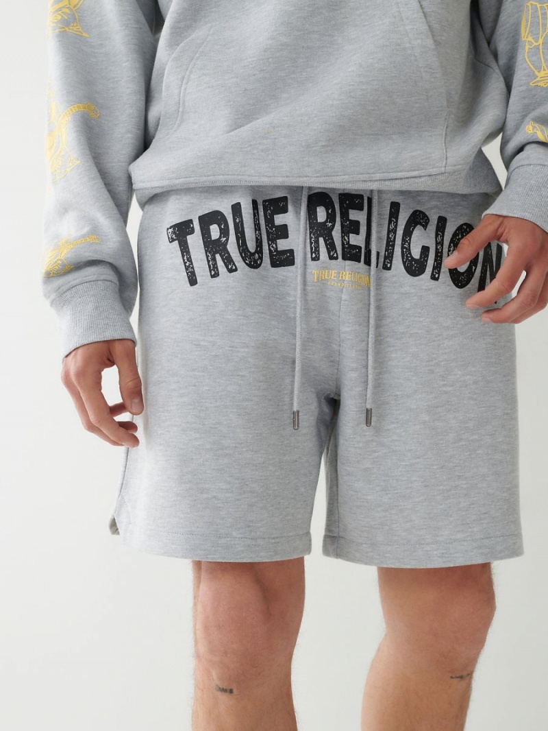 Short True Religion Sweat Gris | 04PQZABMD