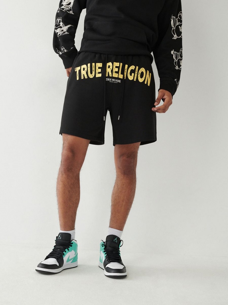 Short True Religion Sweat Negras | 49RFUQDIY