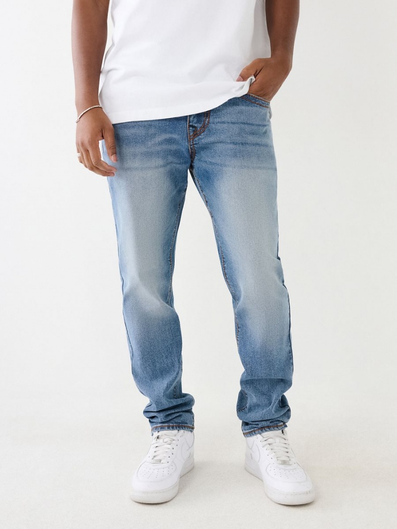 Slim Jeans True Religion Geno Big T Stitch Medium Frost | 41GHNBMLO