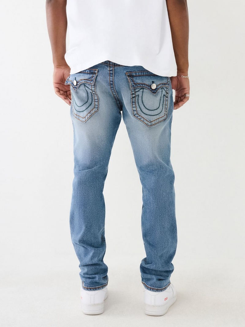 Slim Jeans True Religion Geno Big T Stitch Medium Frost | 41GHNBMLO