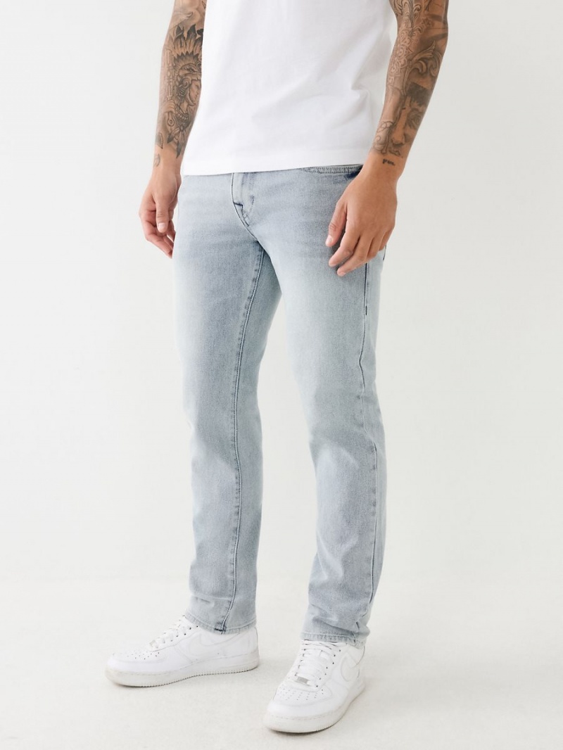 Slim Jeans True Religion Geno Single Needle Flap Verde Menta Azules | 26AODVNPR