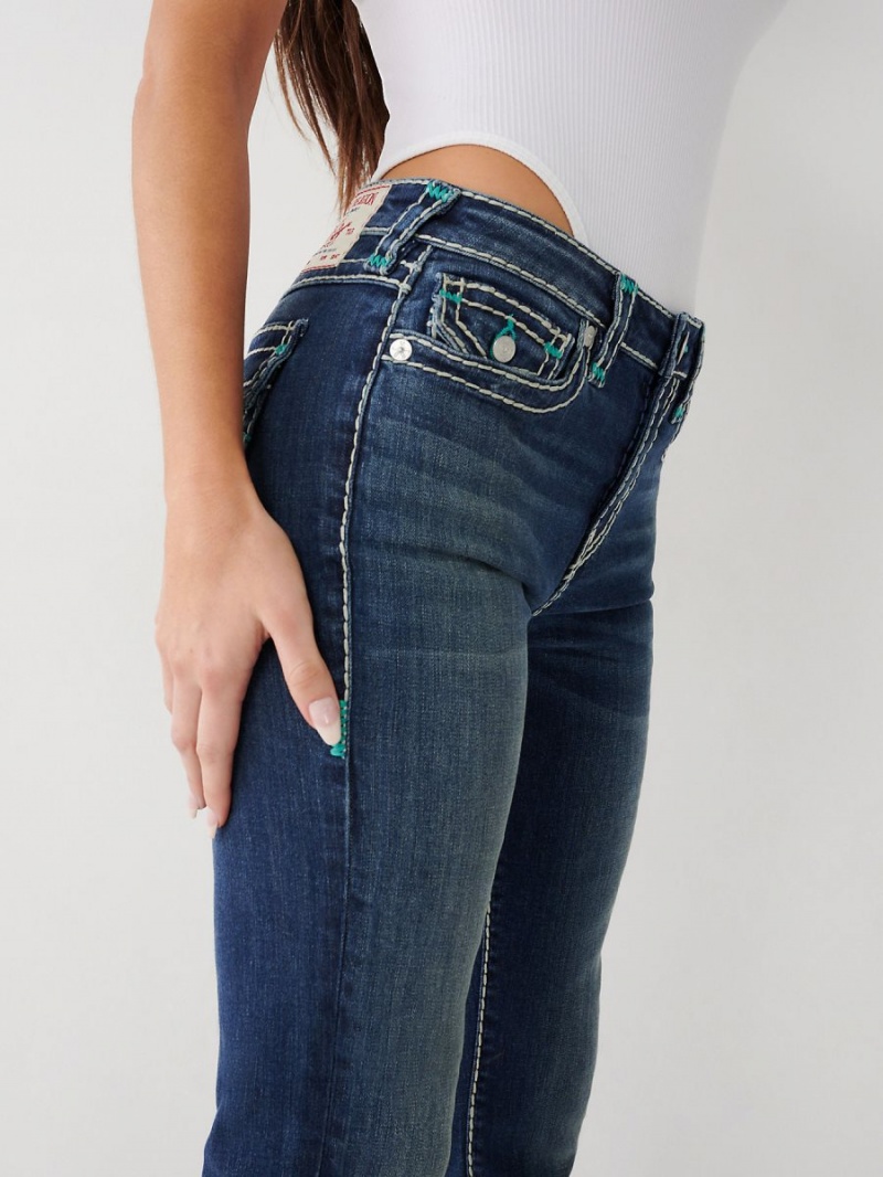 Straight Jeans True Religion Billie Super T Stitch Aizome | 90BRLHOMI