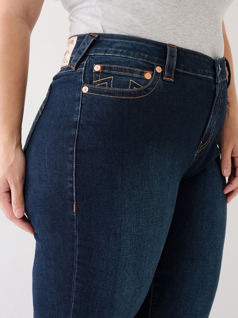 Straight Jeans True Religion Plus Billie Azules Oscuro | 40FMJAULS