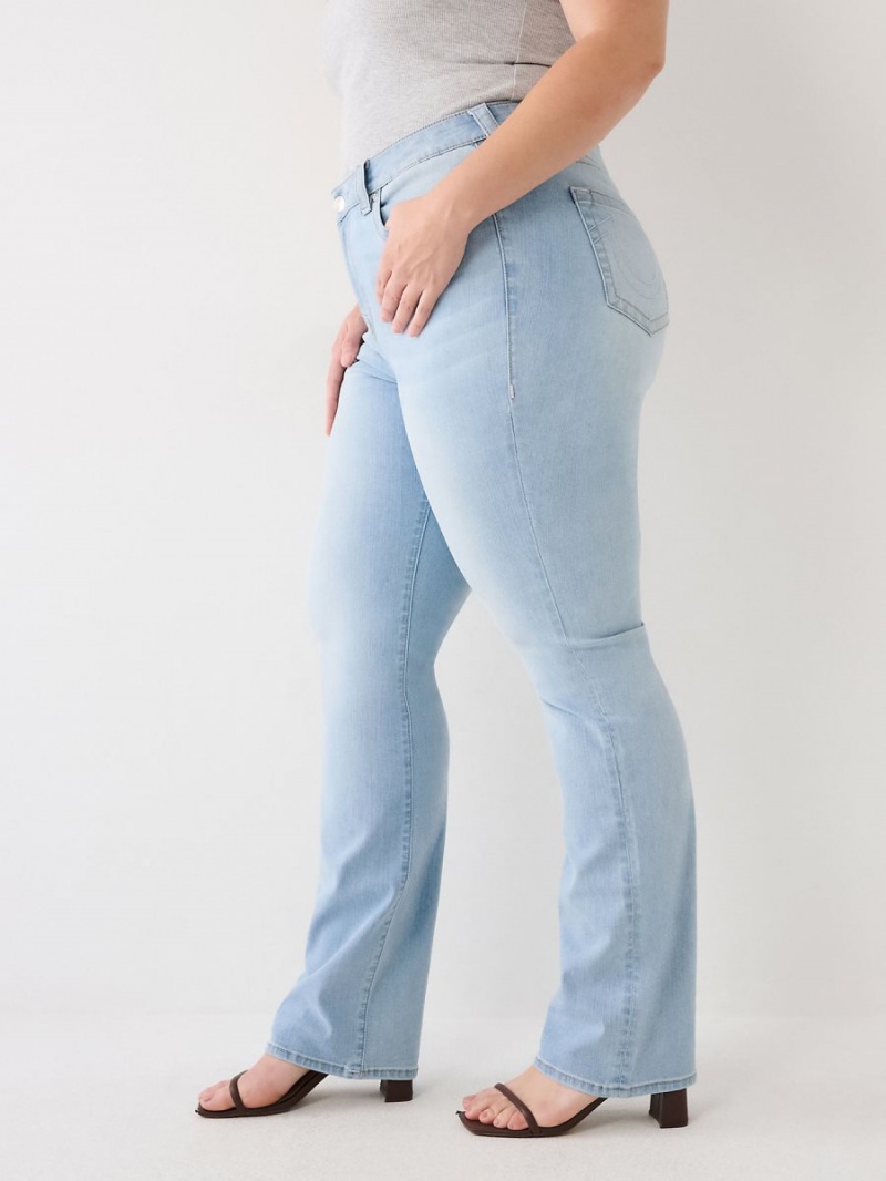 Straight Jeans True Religion Plus Billie Verde Menta Azules | 52UIJRPHY