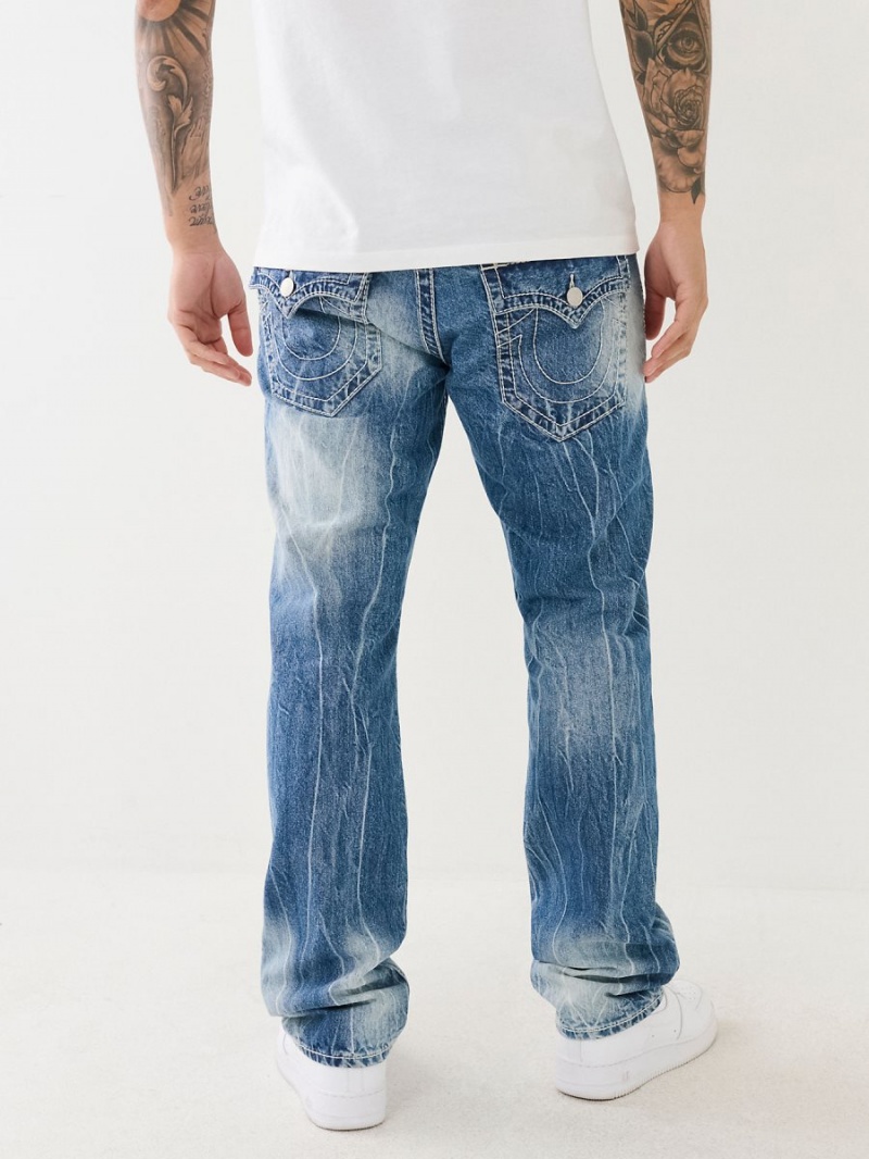 Straight Jeans True Religion Ricky Big T Vintage Azules | 37UCBXQDA