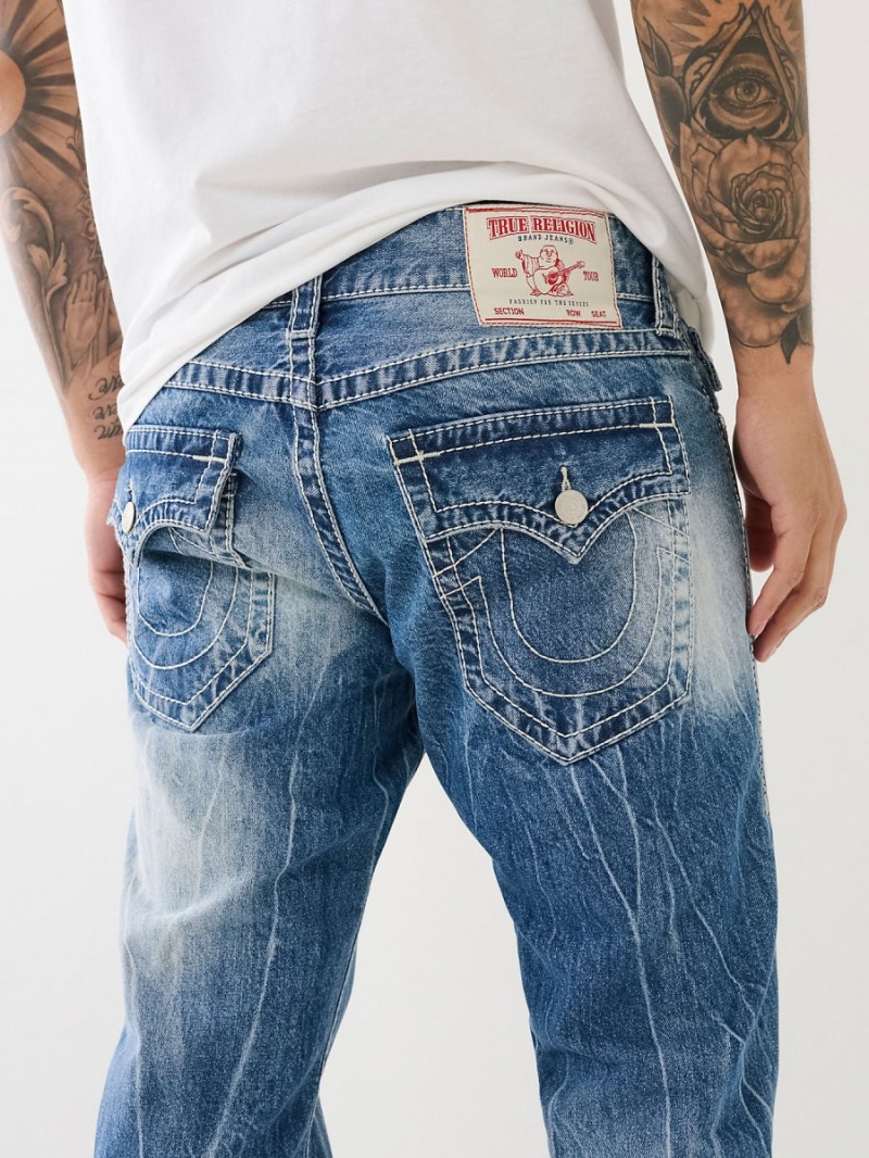 Straight Jeans True Religion Ricky Big T Vintage Azules | 37UCBXQDA