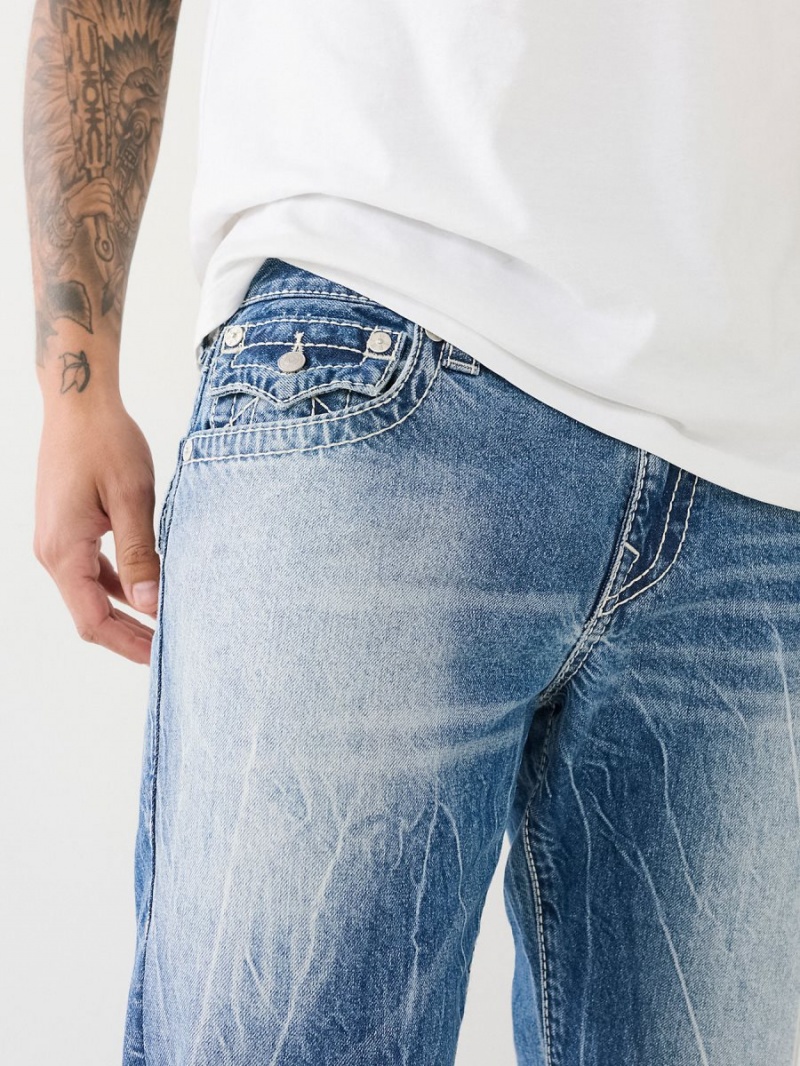 Straight Jeans True Religion Ricky Big T Vintage Azules | 37UCBXQDA