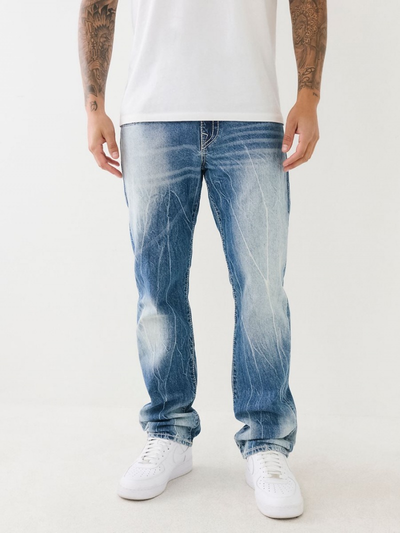 Straight Jeans True Religion Ricky Big T Vintage Azules | 37UCBXQDA