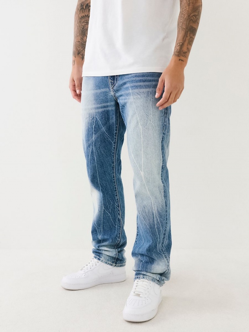 Straight Jeans True Religion Ricky Big T Vintage Azules | 37UCBXQDA