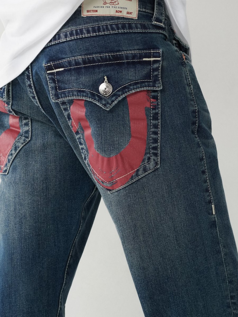 Straight Jeans True Religion Ricky Painted Hs IDBD | 27UIJQZWE