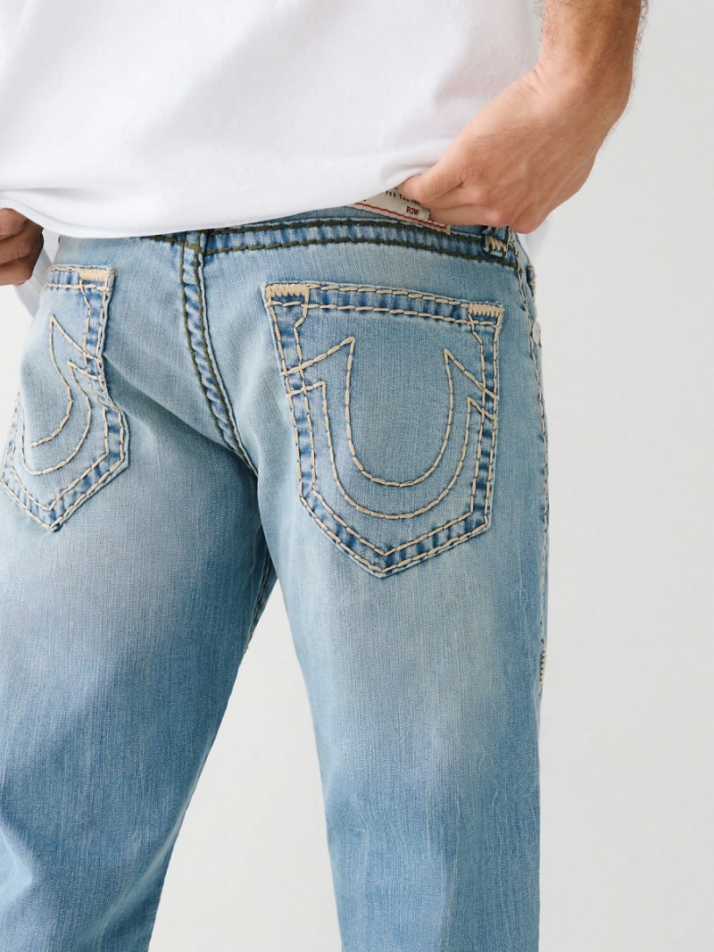 Straight Jeans True Religion Ricky Super T Stitch Azules | 12LDRUVEX