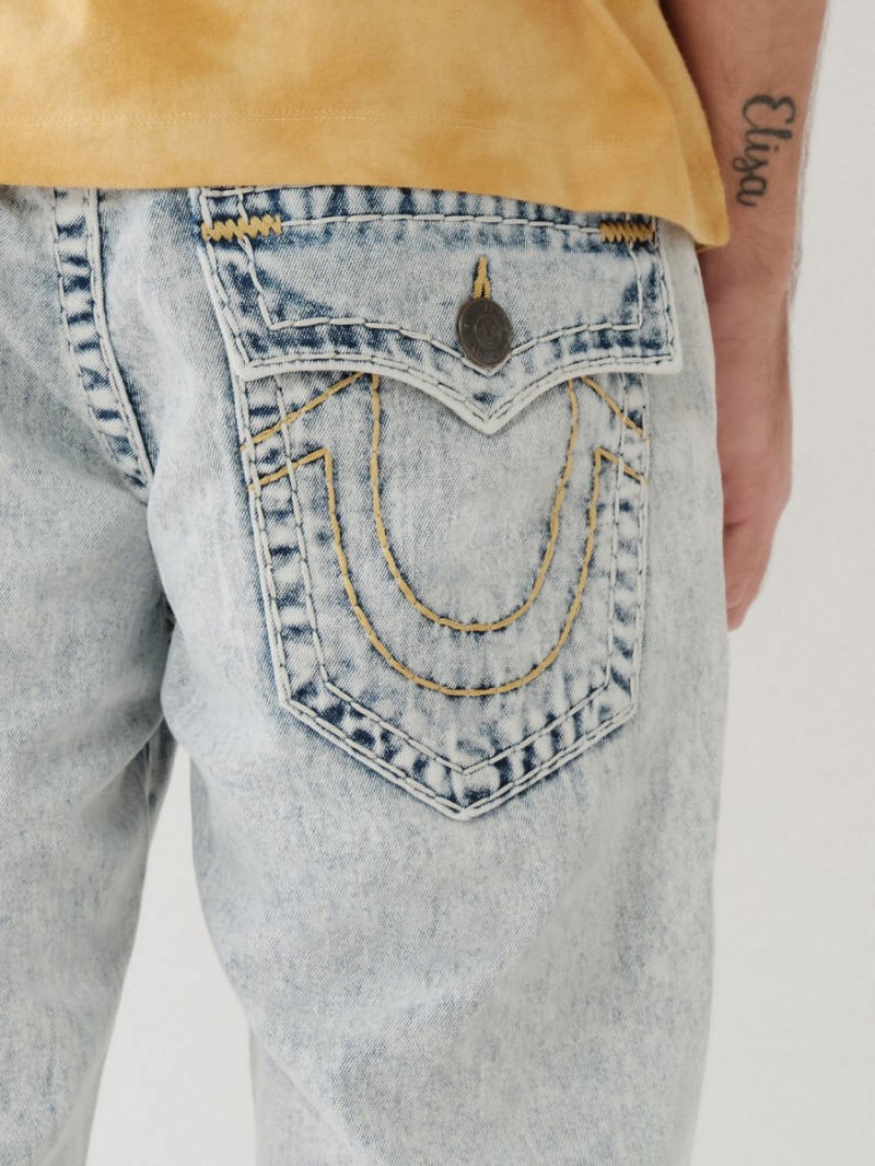 Straight Jeans True Religion Ricky Super T Stitch BEACHED OUT | 03VTCOSEY