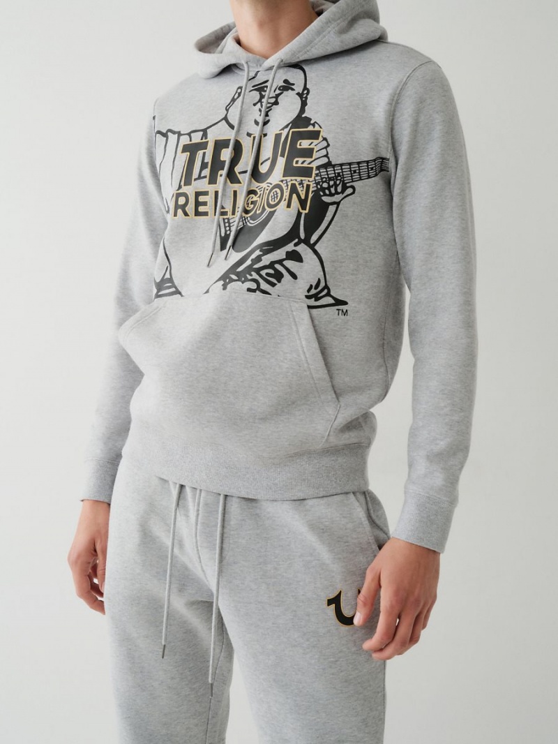 Sudadera True Religion Buddha Logo Gris | 01HYVZFKL