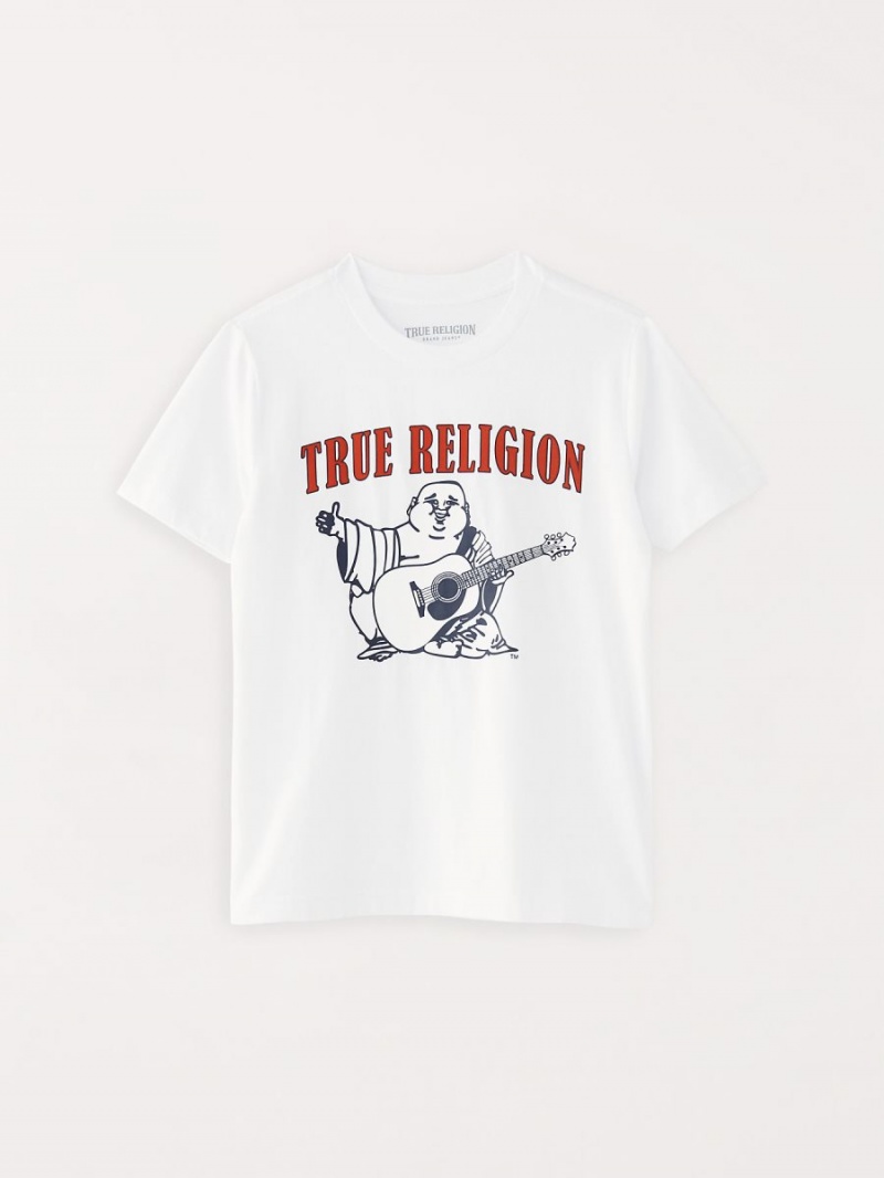 Tops True Religion Niño Buddha Logo Blancas | 78DNUBFMR