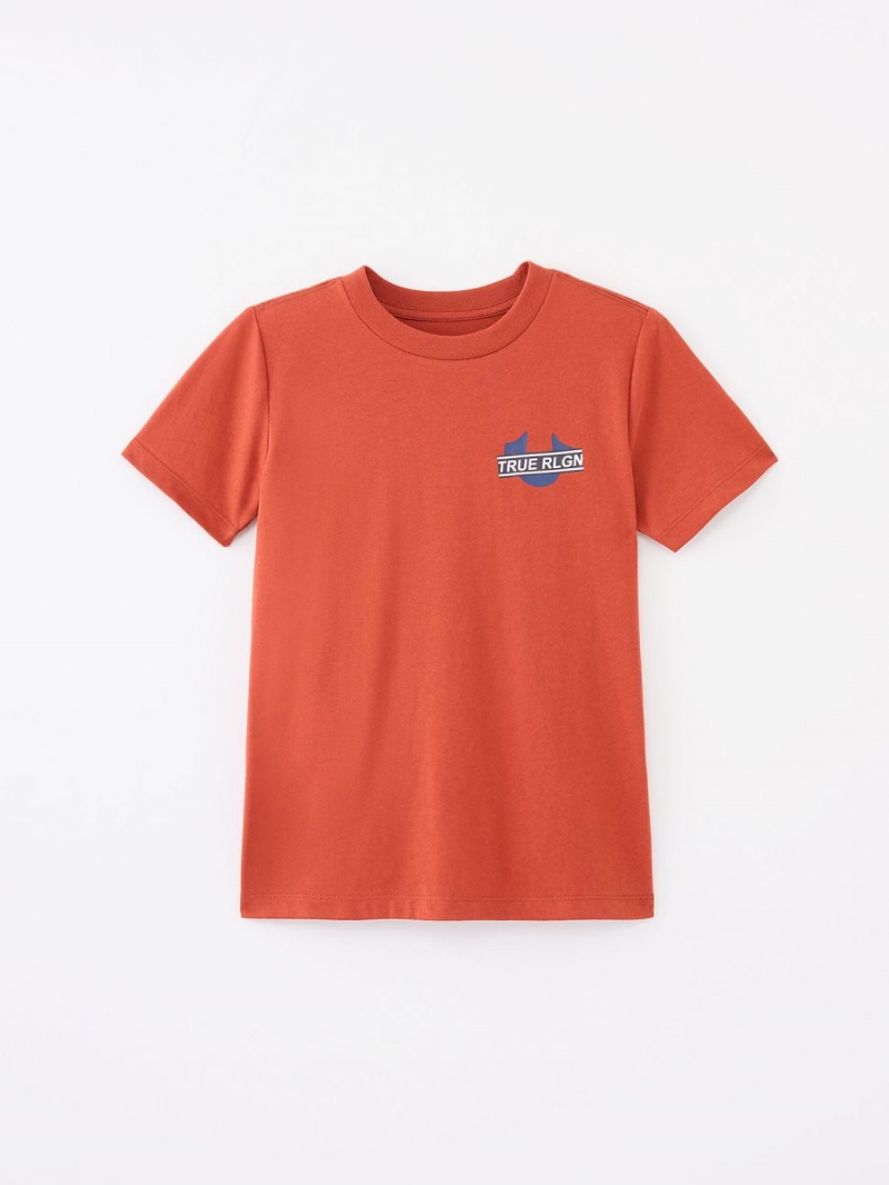 Tops True Religion Niño Logo PICANTE | 72EXWDYUC