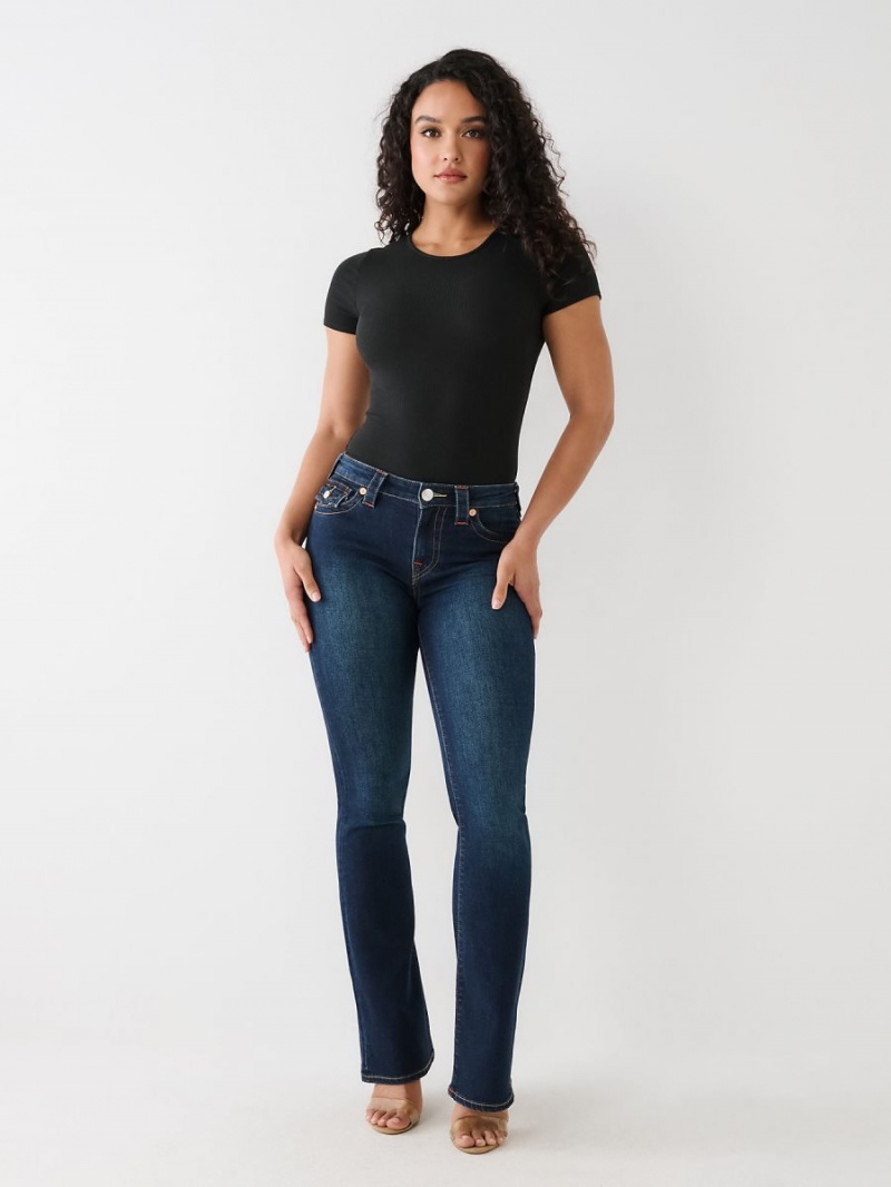 Vaqueros Bootcut True Religion Becca Azules Oscuro | 21CRNAZQW