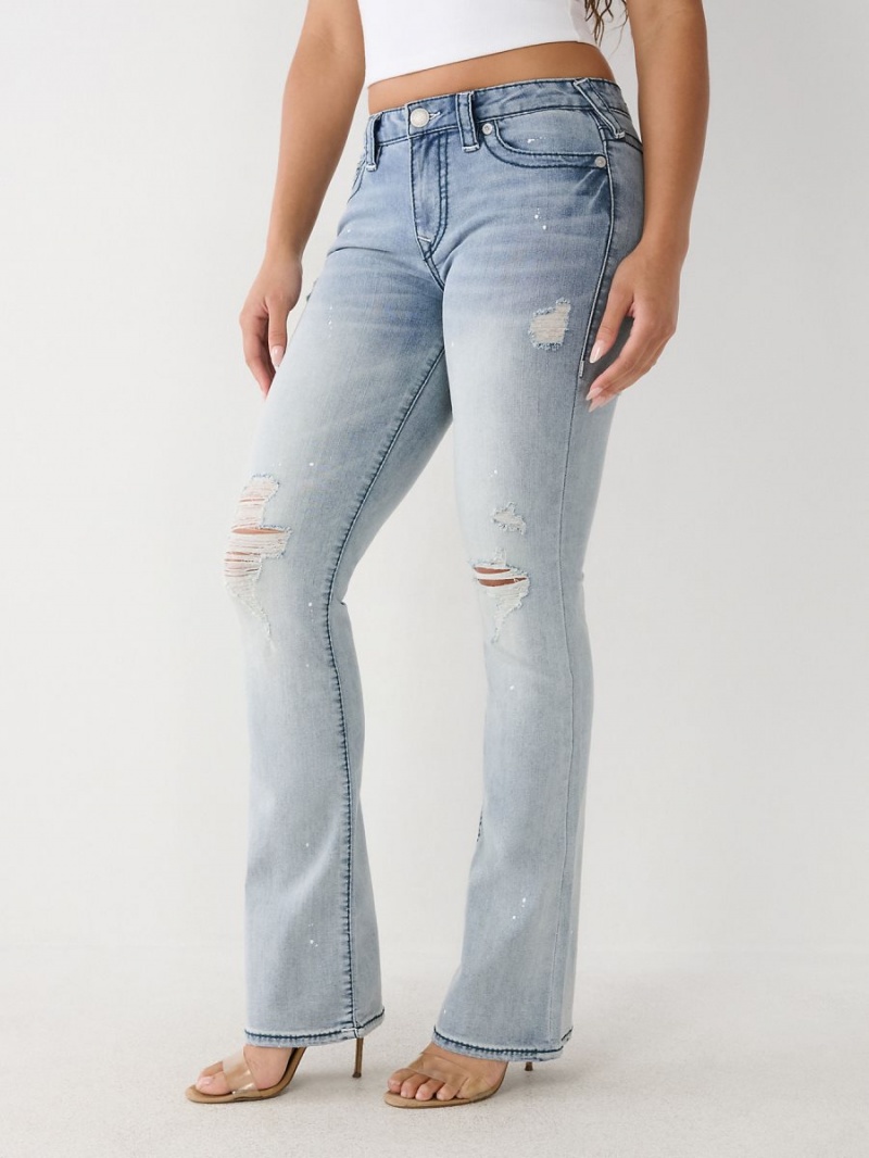 Vaqueros Bootcut True Religion Becca Big T Stitch Aquarius | 21FCKQZUB