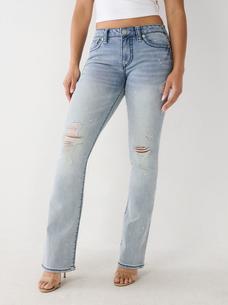 Vaqueros Bootcut True Religion Becca Big T Stitch Aquarius | 21FCKQZUB