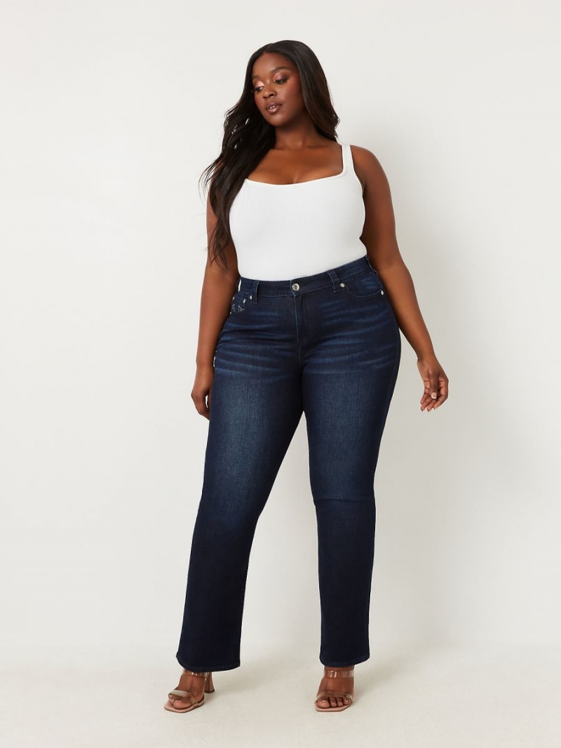 Vaqueros Bootcut True Religion Plus Becca High Rise Heather | 93DNWFIAZ