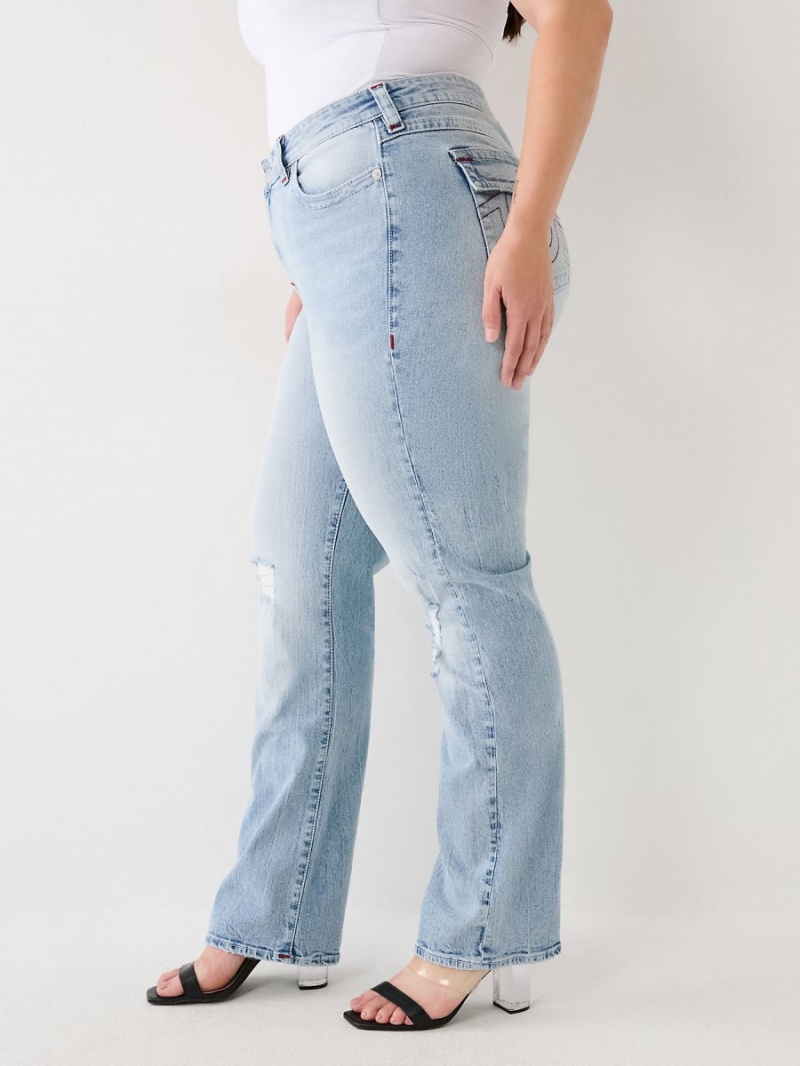 Vaqueros Bootcut True Religion Plus Becca Mimosa W Destroy | 24JNSCAEX